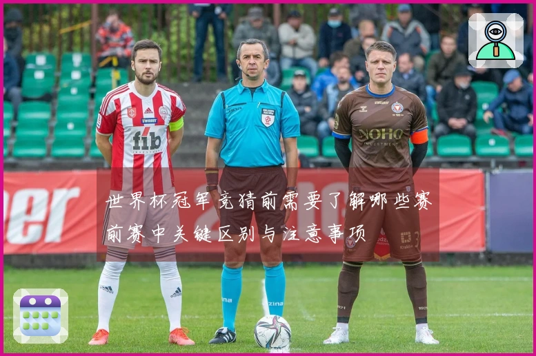 世界杯冠军竞猜前需要了解哪些赛前赛中关键区别与注意事项