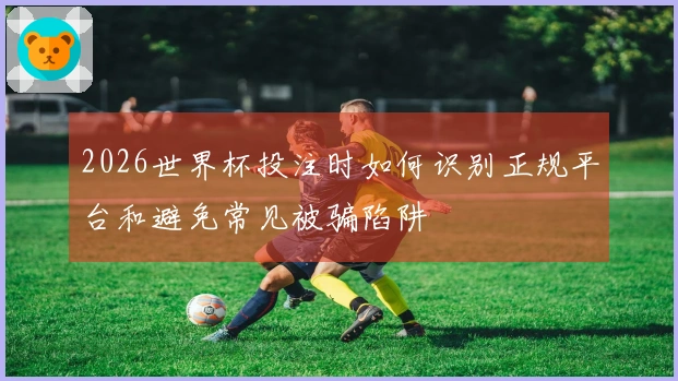 2026世界杯投注时如何识别正规平台和避免常见被骗陷阱