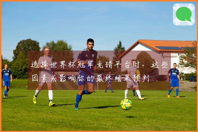 选择世界杯冠军竞猜平台时，这些因素或影响你的最终结果预判
