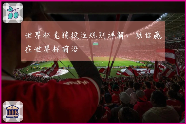 世界杯竞猜投注规则详解，助你赢在世界杯前沿